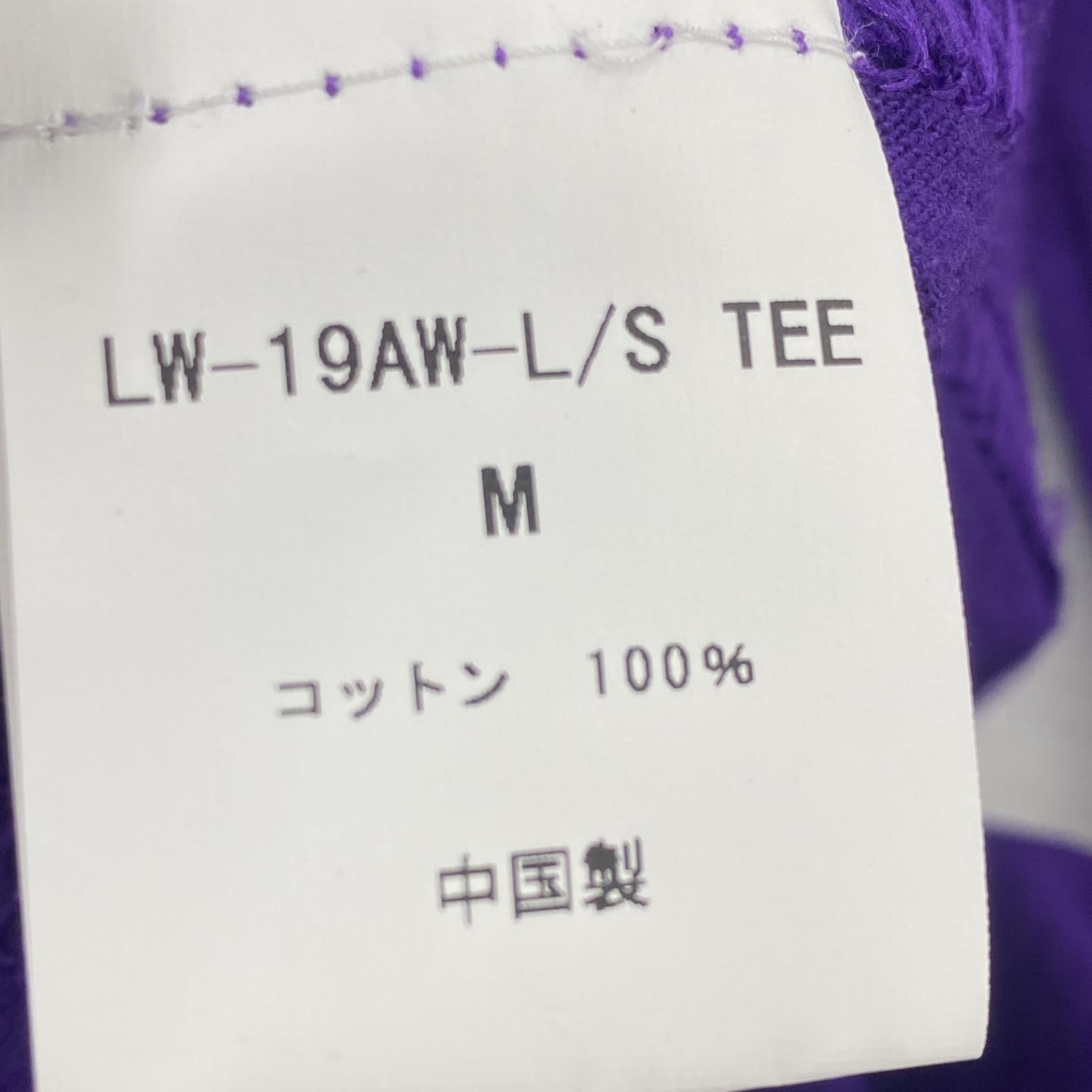 長袖Tシャツ LILWHITEDOT (M) M パープル