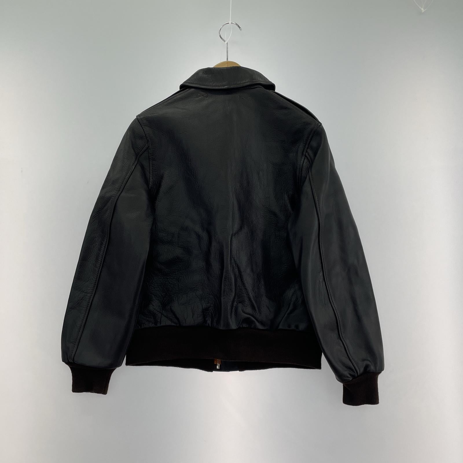 レザージャケット ORCHARD 80s G-1 レザーフライトジャケット 34R 36 ブラウン