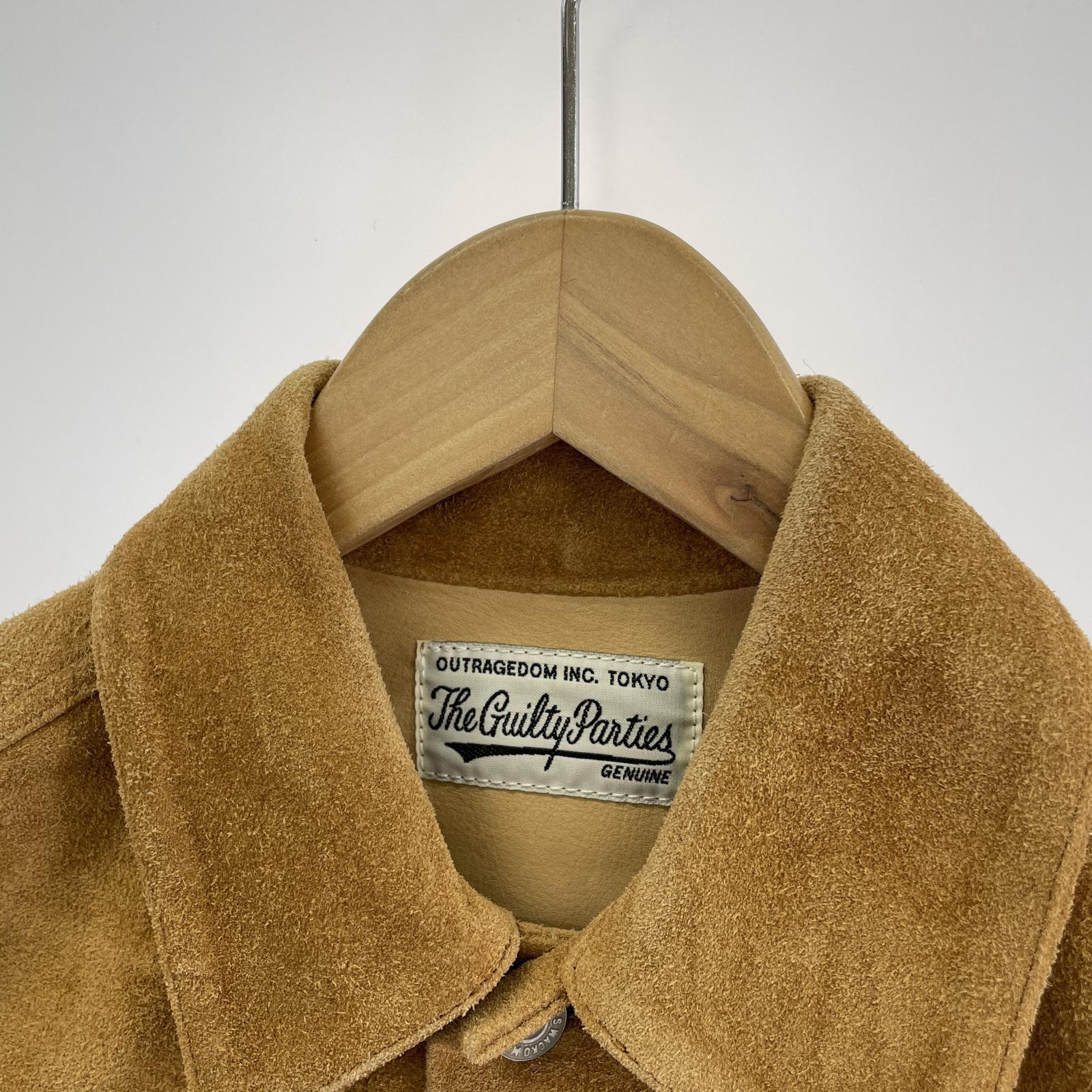 レザージャケット Suede Leather Jacket ブラウン S ブラウン