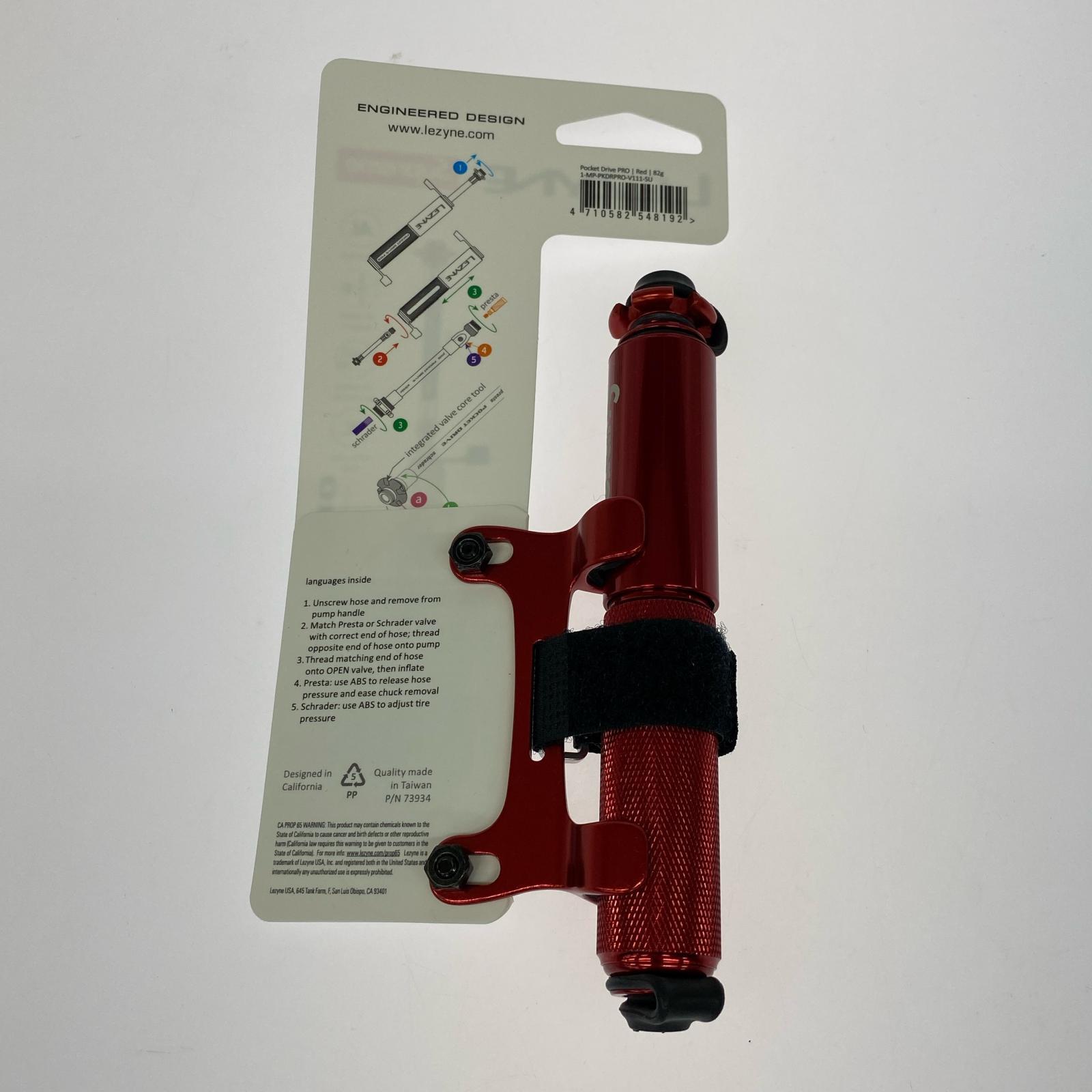 その他アクセサリー ×Lezyne Pocket dreve Bike Pump