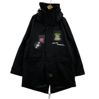 ミリタリージャケット Emblem High Neck Mods Coat (L) L ブラック