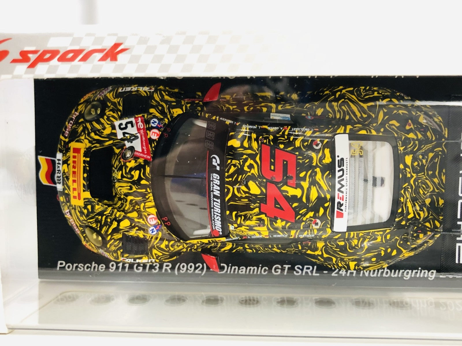 スパーク 1/43 ポルシェ 911 2023 #54 スケールカー