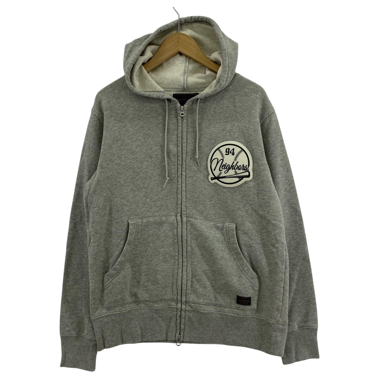 パーカー 15SS ロゴワッペン GRY L L グレー