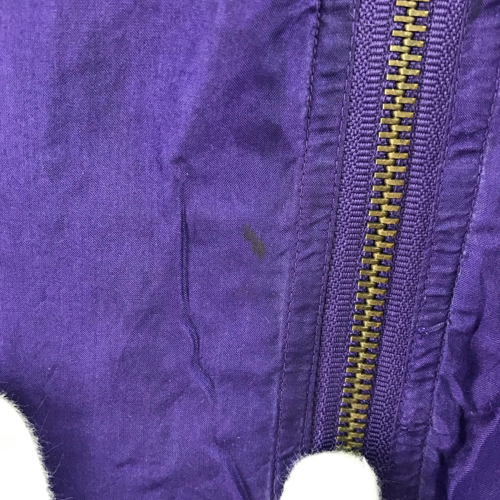 ジャケット EVR SILK/NYLON ZIP UP JACKET PURPLE L パープル