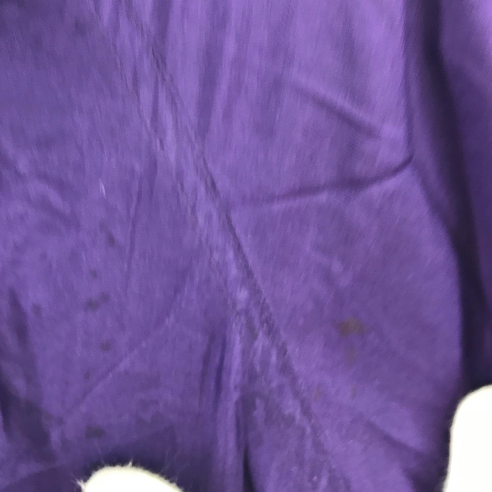 ジャケット EVR SILK/NYLON ZIP UP JACKET PURPLE L パープル