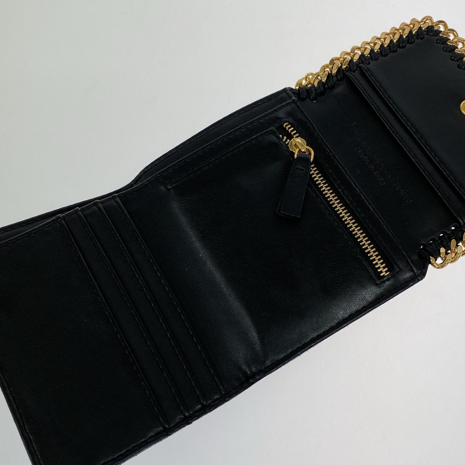 コンパクトウォレット 3つ折り財布 スウェード BLK ブラック