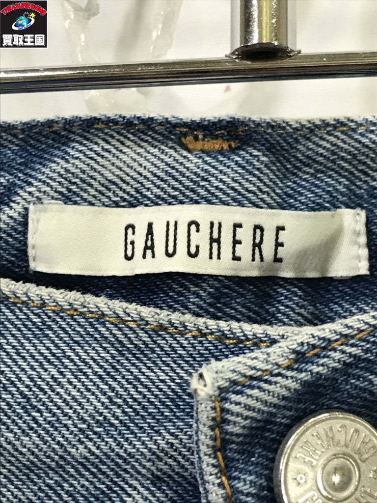 デニムパンツ GAUCHERE 24SS side zip jeans W34