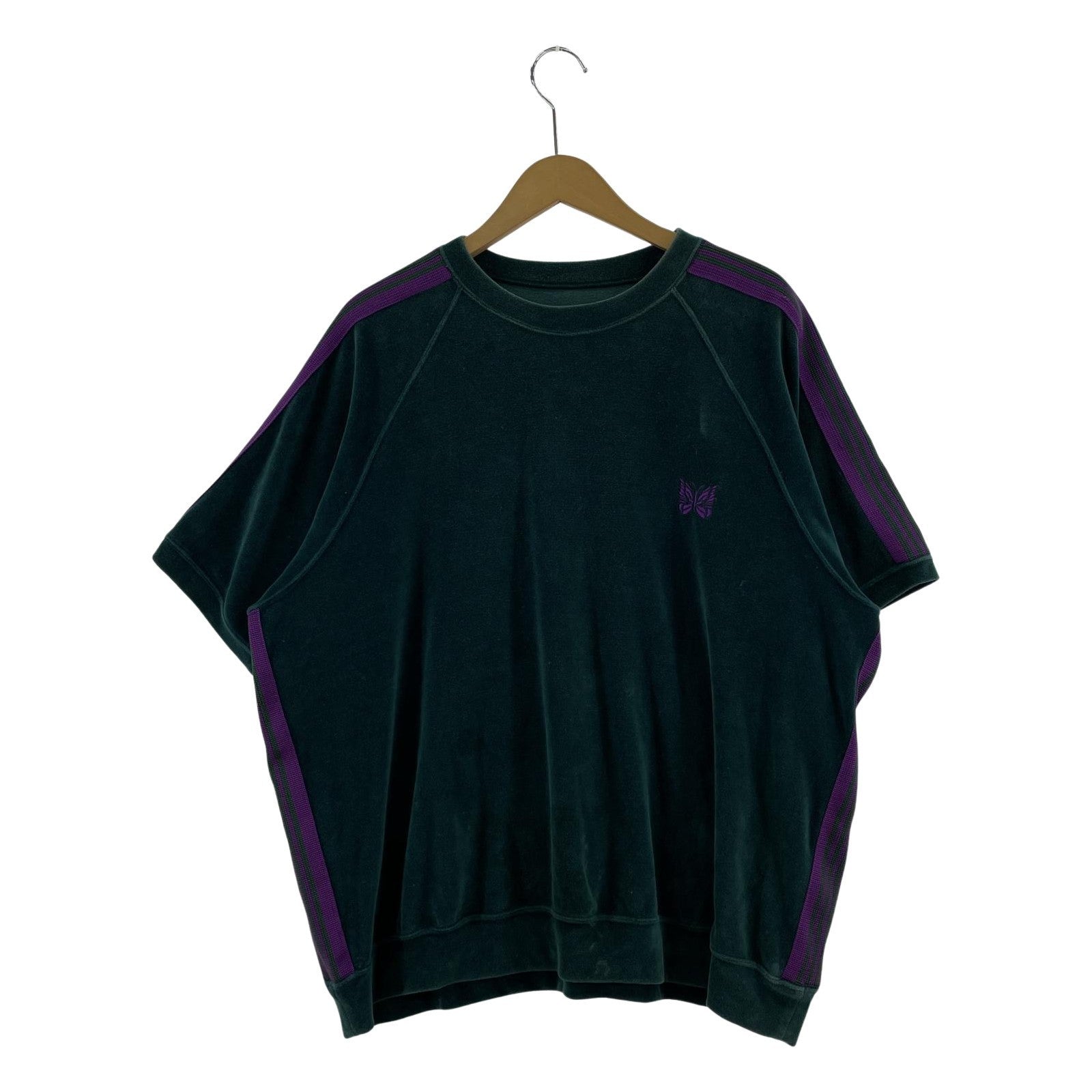 半袖Tシャツ ベロア SizeL GRN L グリーン