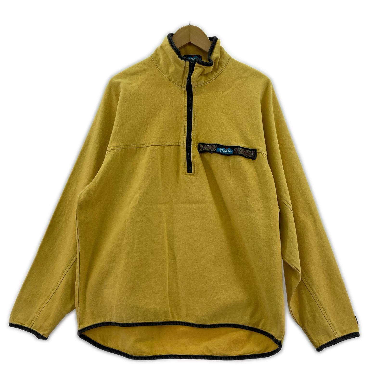 ジャケット KAVU ハーフジップ コットンジャケット M イエロー M イエロー