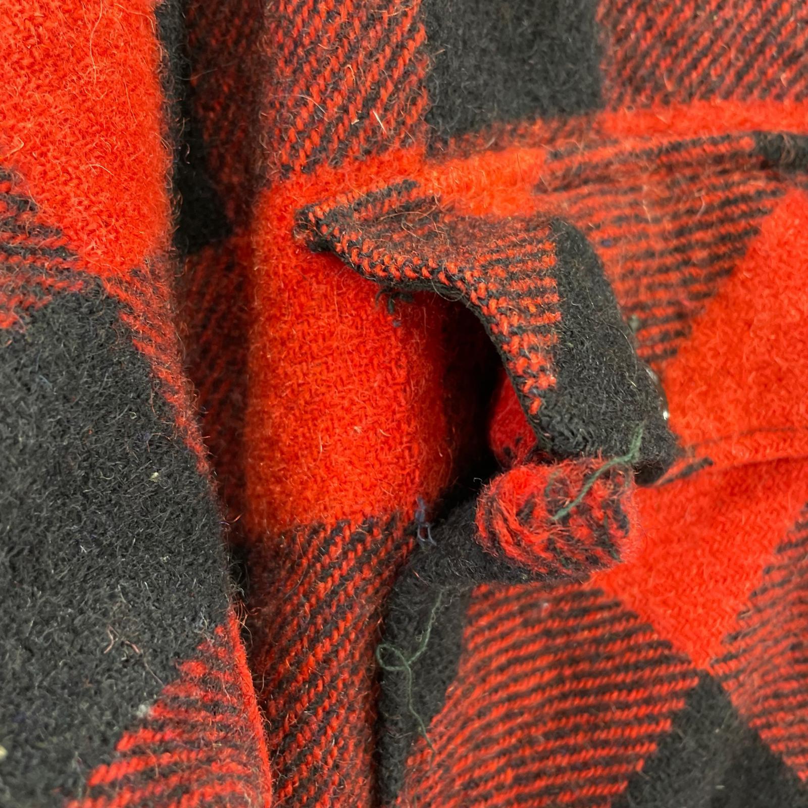 長袖シャツ 50s WINTERKING wool check shirt