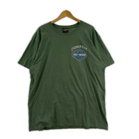 半袖Tシャツ 両面プリントTee グリーン