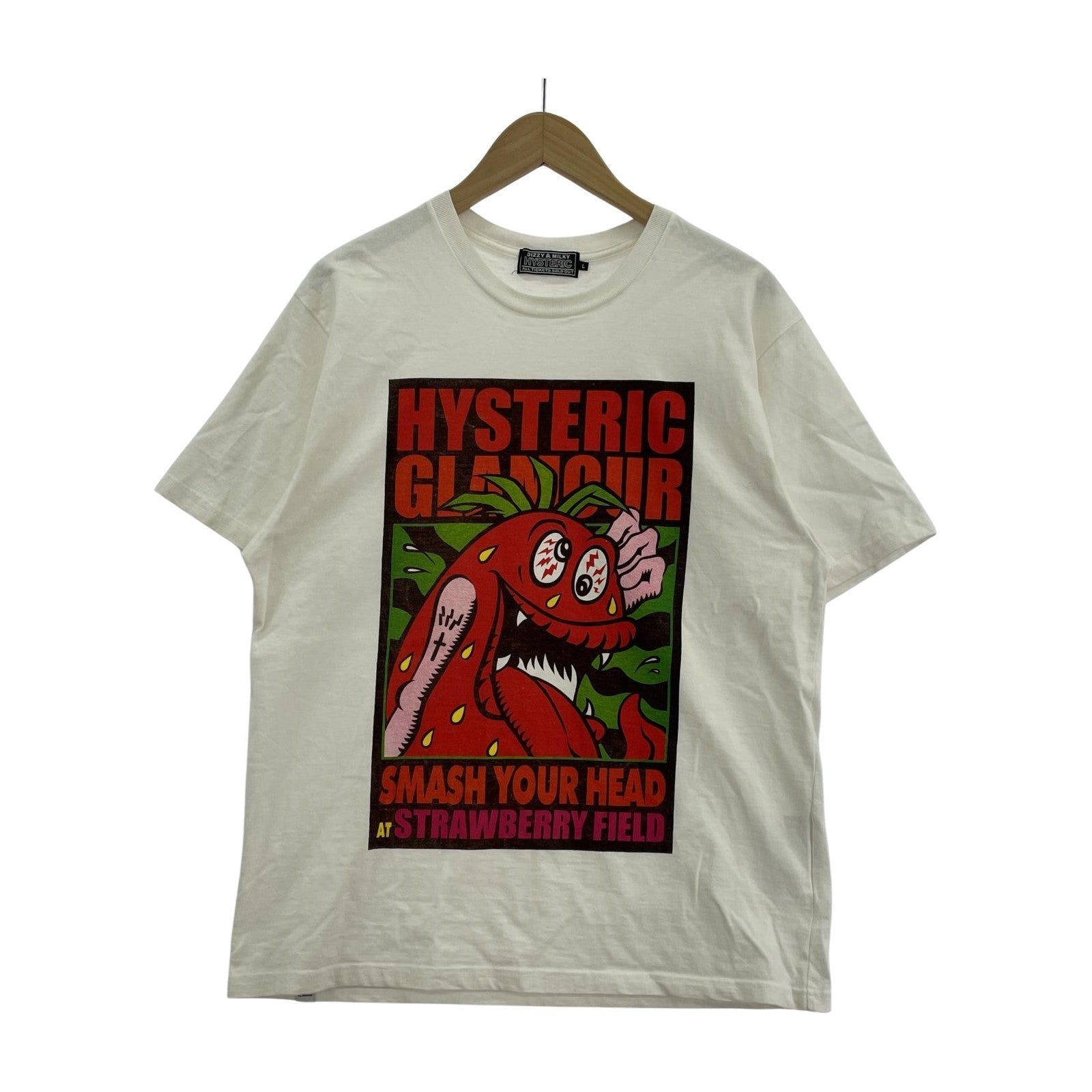 半袖Tシャツ SMASH YOUR HEAD SBM HWT L L ホワイト