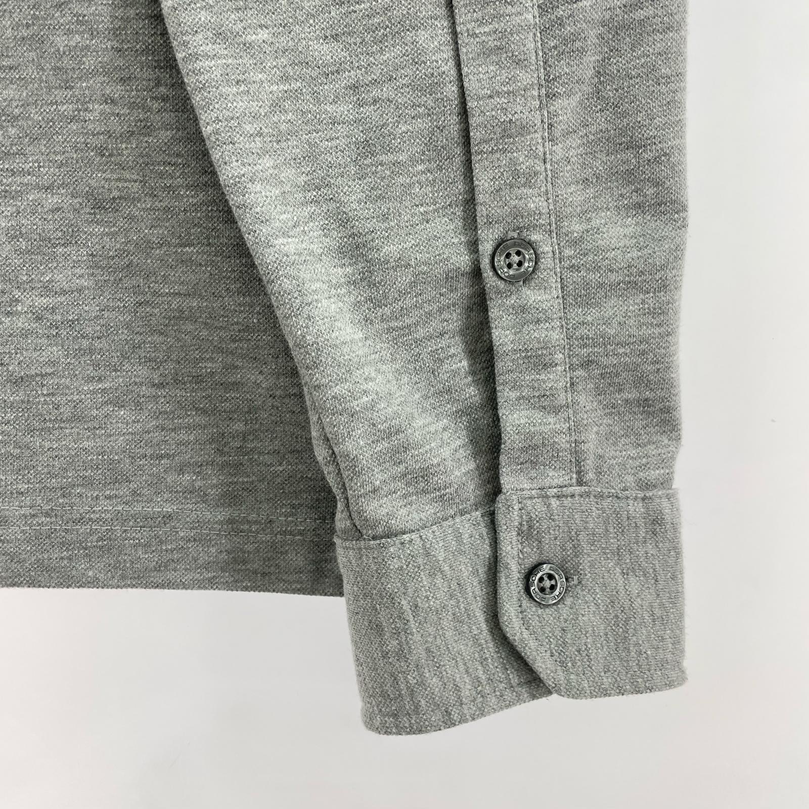 ポロシャツ PORCHE L/S グレー グレー