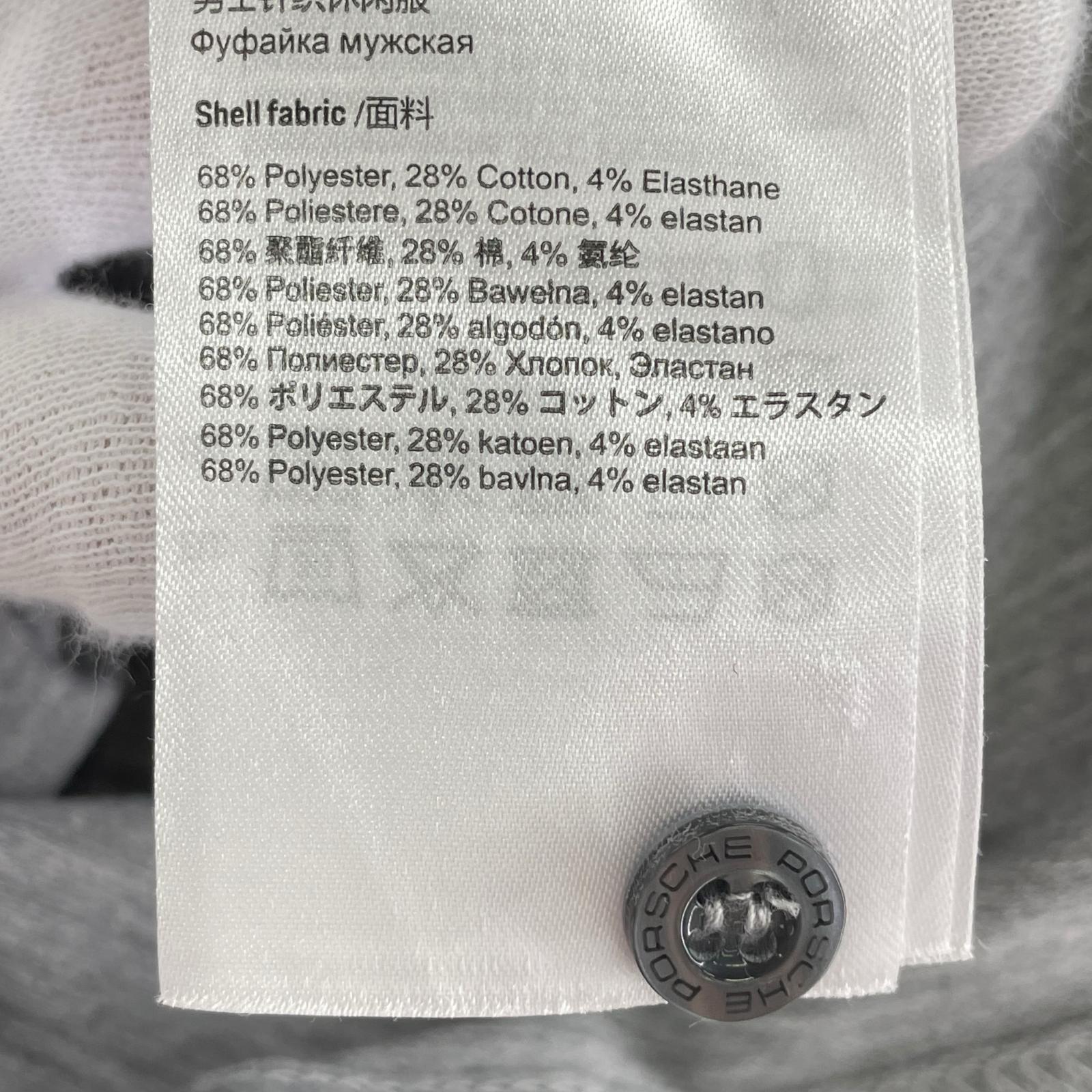 ポロシャツ PORCHE L/S グレー グレー