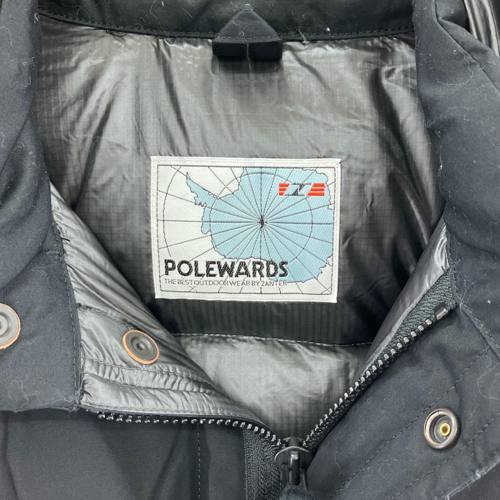 ダウンジャケット POLEWARDS 黒 ブラック