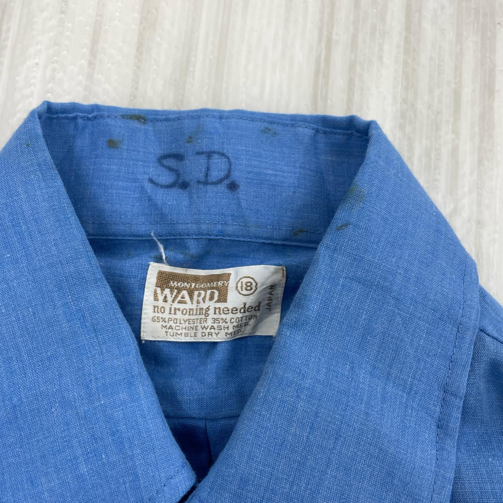 半袖Tシャツ MONTGOMERY WARD ブルー