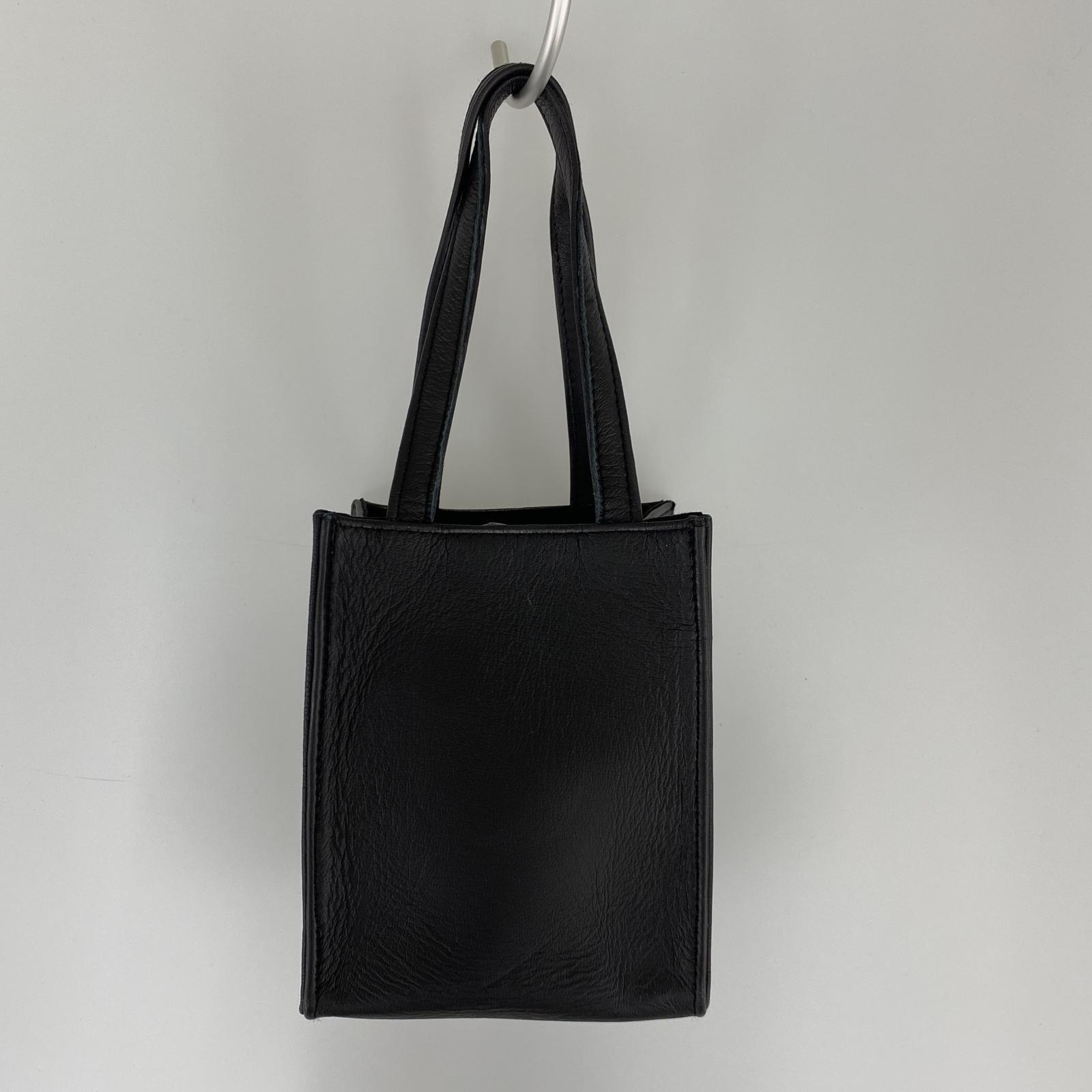 ハンドバッグ 10 10 10 LEATHERS ボックスバッグ/レザー ブラック