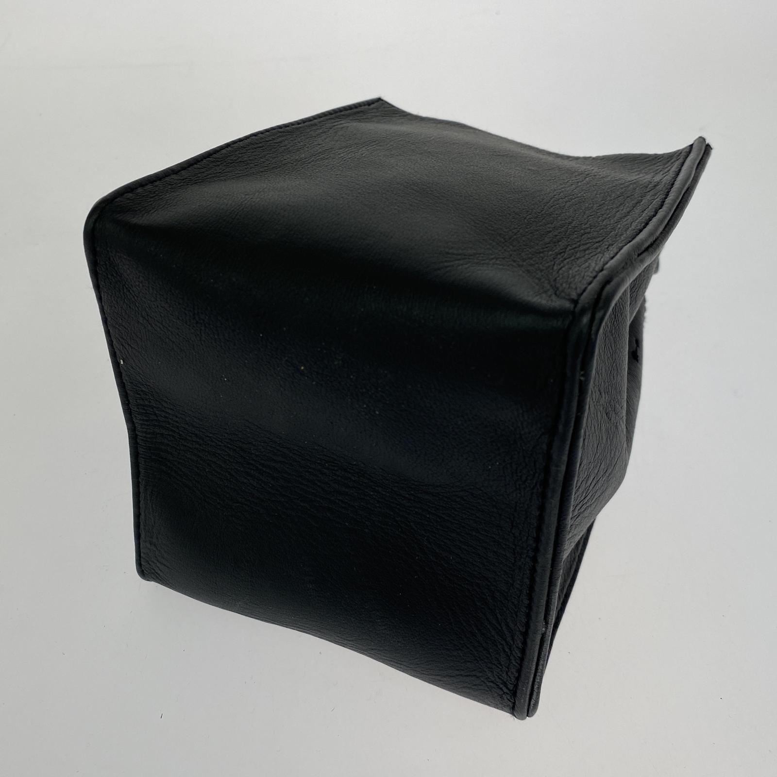 ハンドバッグ 10 10 10 LEATHERS ボックスバッグ/レザー ブラック