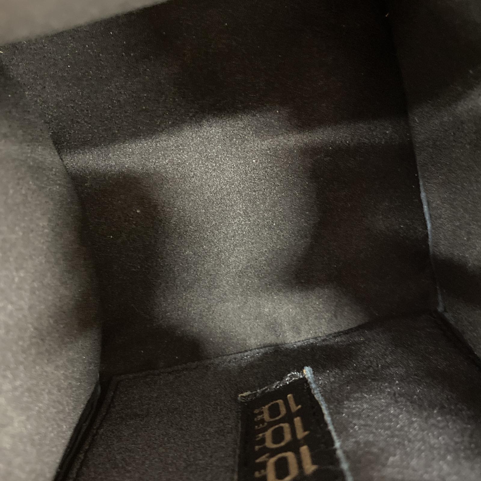 ハンドバッグ 10 10 10 LEATHERS ボックスバッグ/レザー ブラック