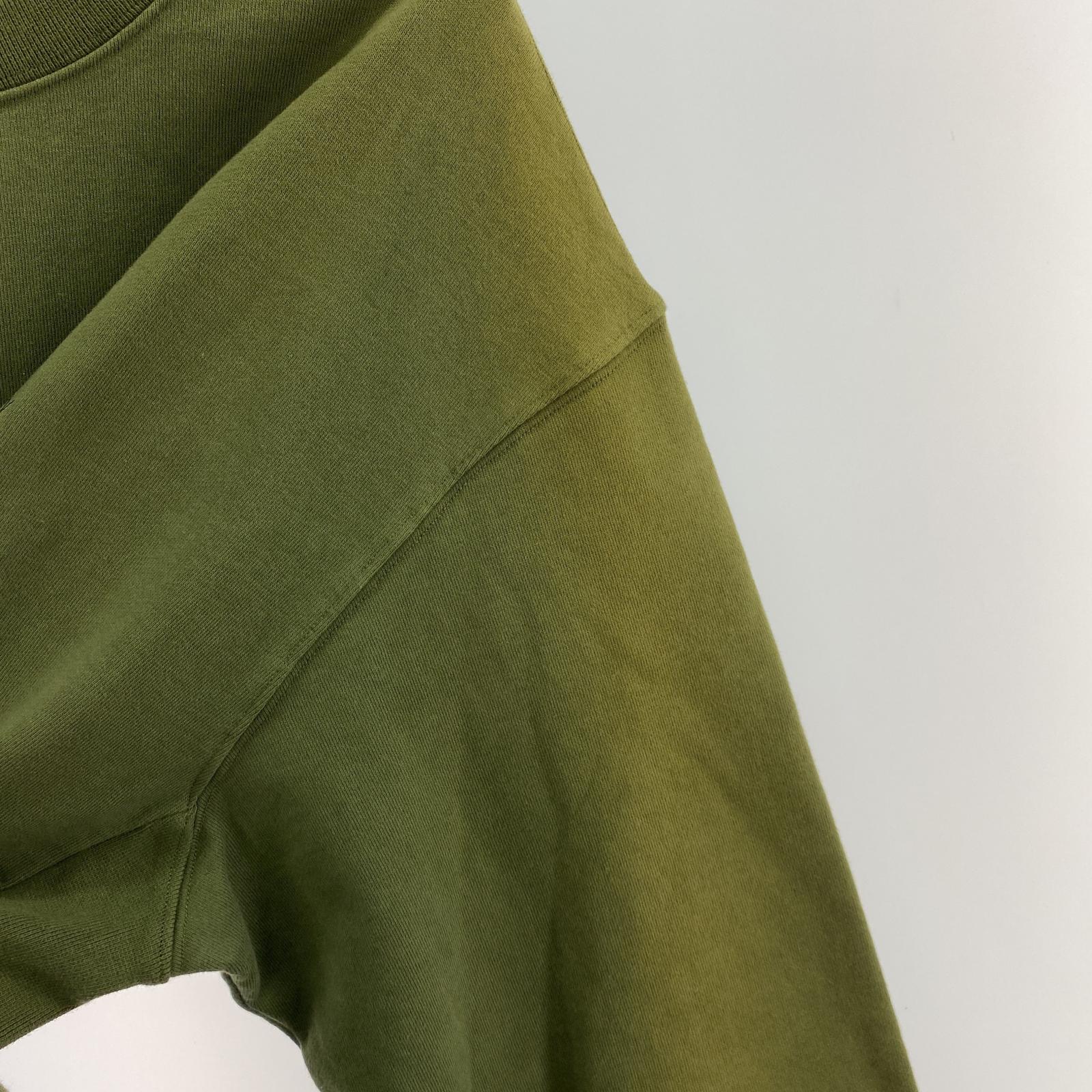 スウェット Acy GARMENT DYE CREW NECK SWEAT 2 カーキ