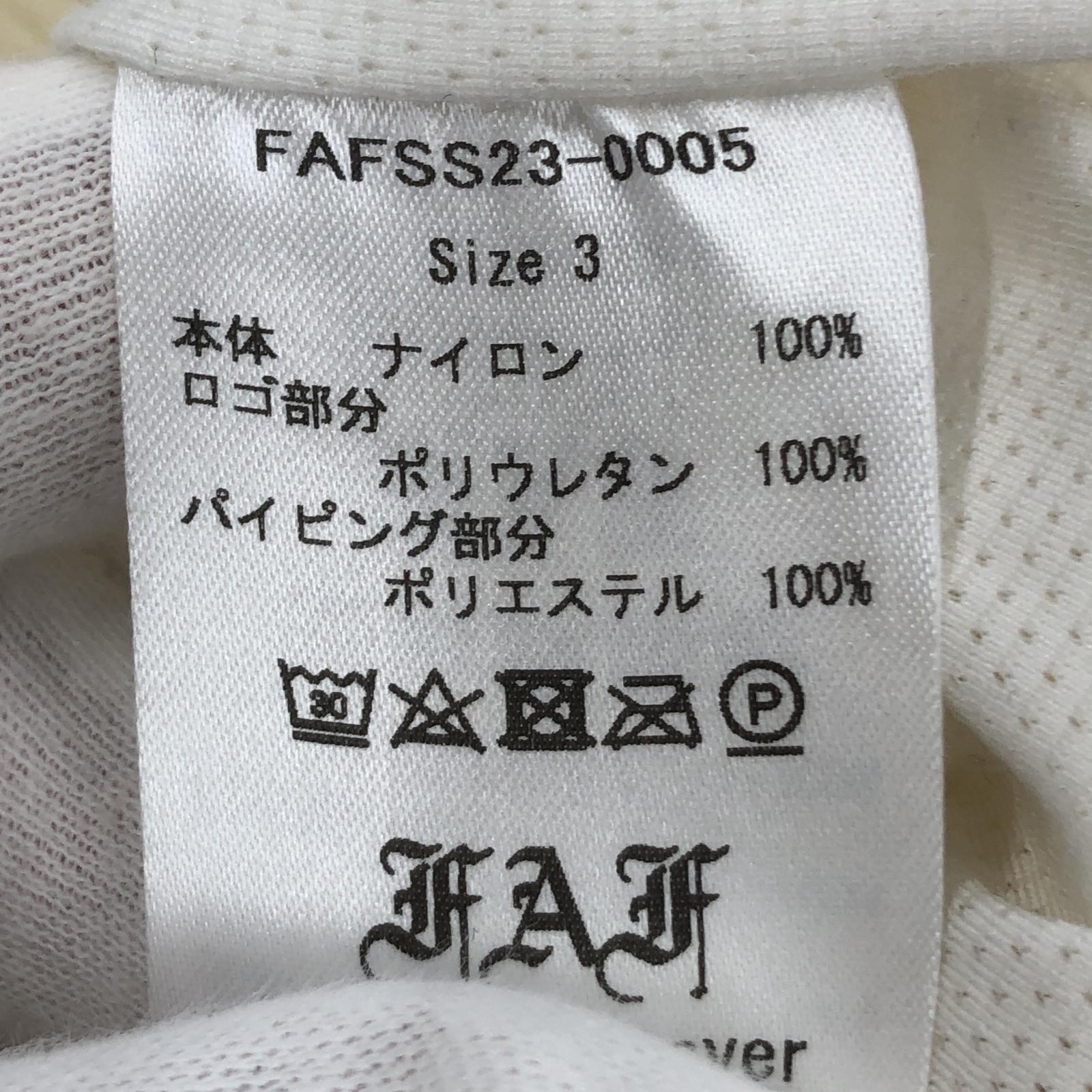 ジャケット FAF 23SS WARM UP JACKET ナイロントラックジャケット 3 ホワイト