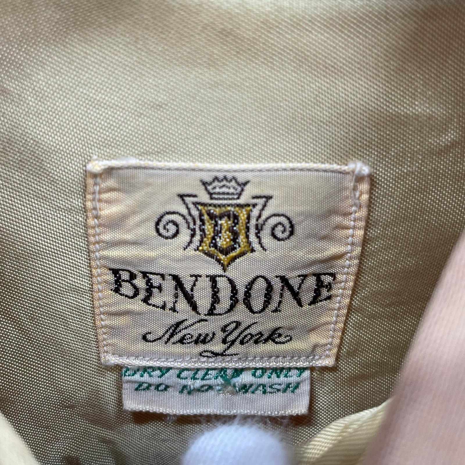長袖シャツ BENDONE/60~70S/ワークシャツ ブラウン