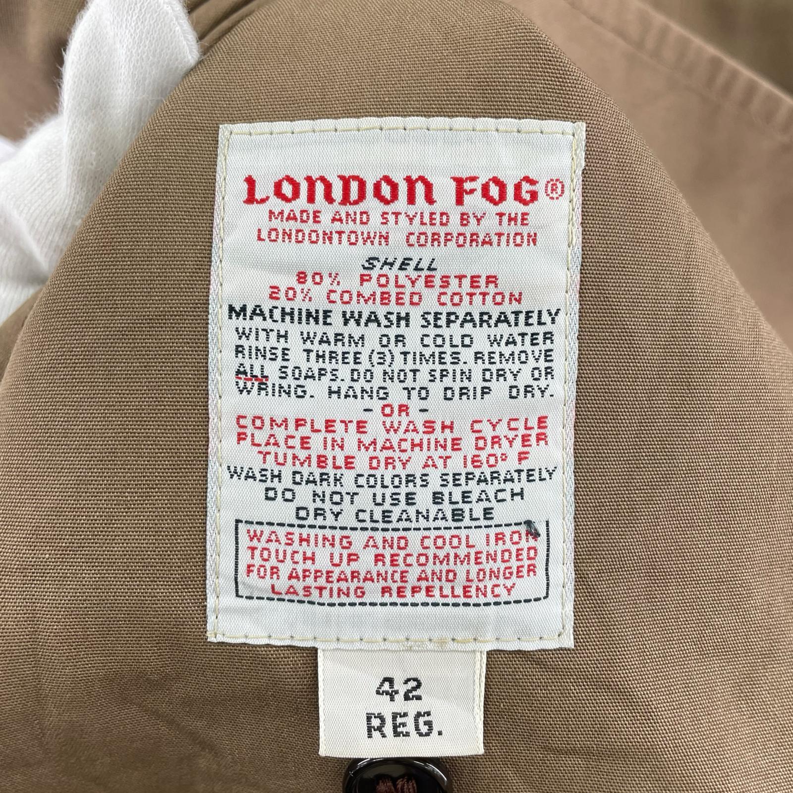 ジャケット LONDON FOG/ライナー付きコート 42 ブラウン