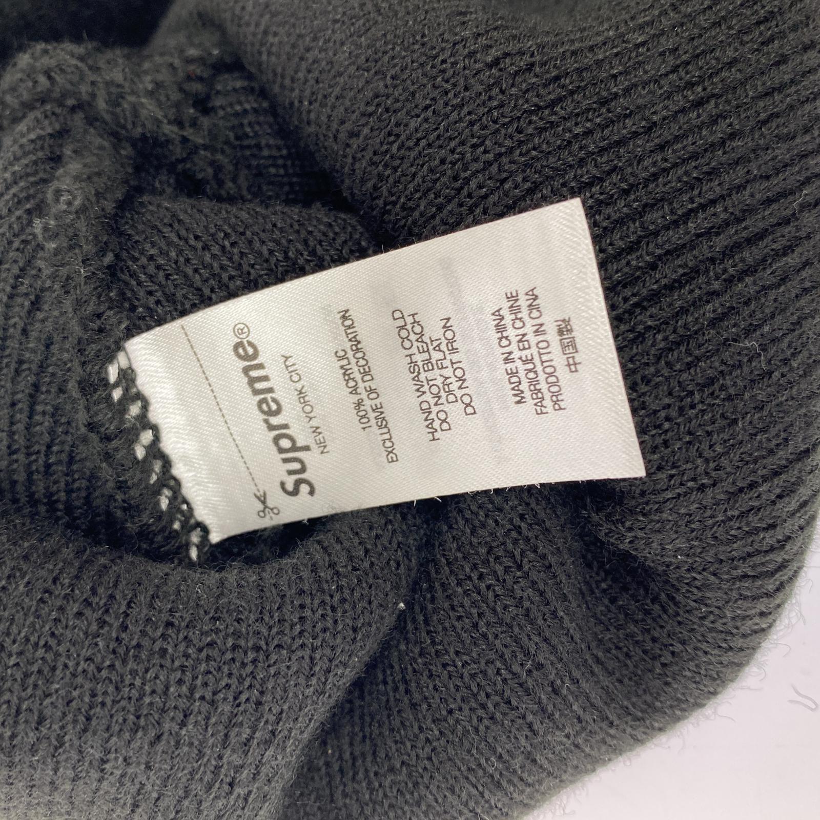 ニットキャップ 23SS Motion Logo Beanie ブラック