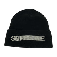 ニットキャップ 23SS Motion Logo Beanie ブラック