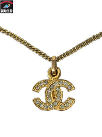 CHANEL ココマーク ラインストーン ネックレス