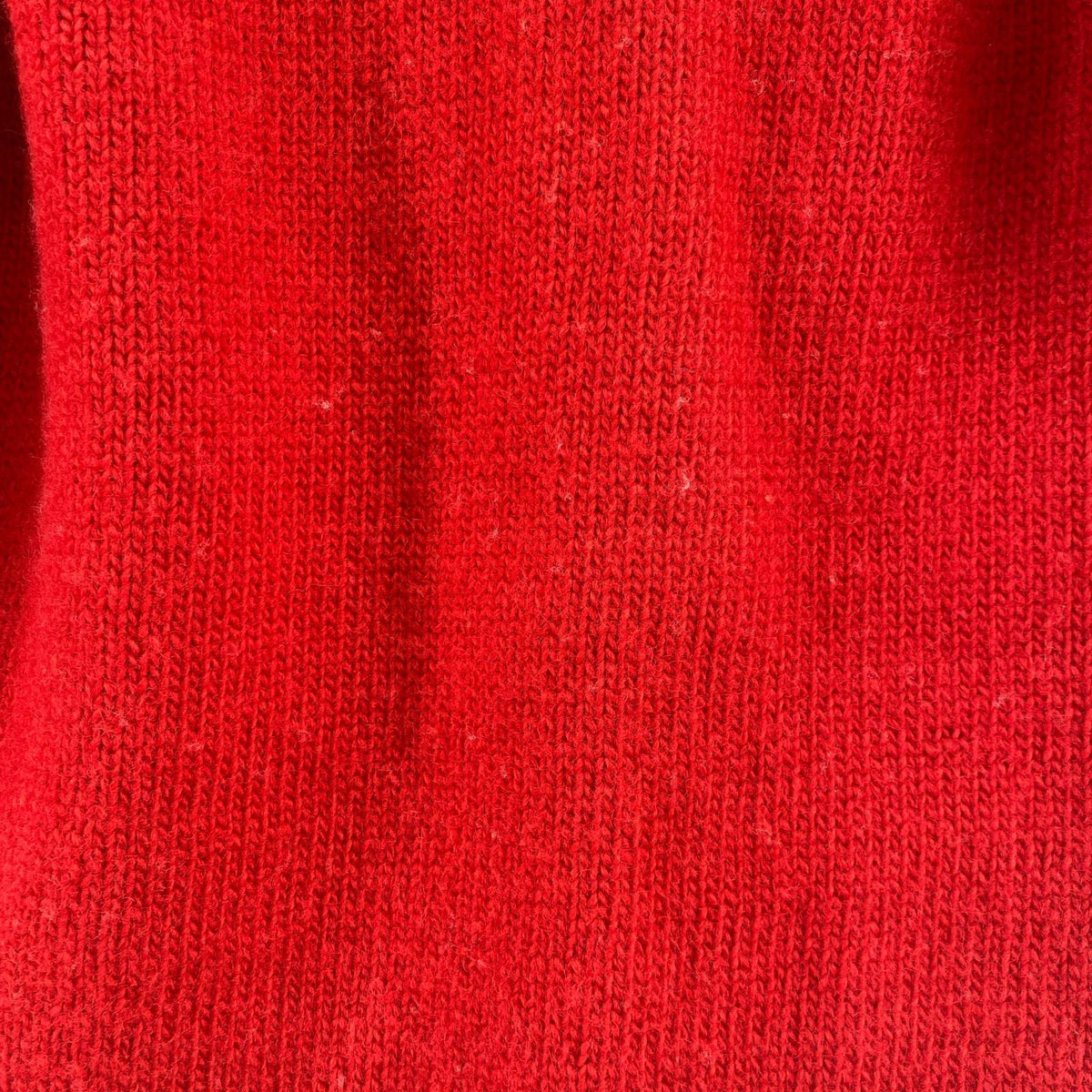 カーディガン ダッフル ニット 赤 (F) フリー レッド
