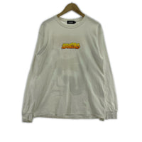 長袖Tシャツ 白 (M)