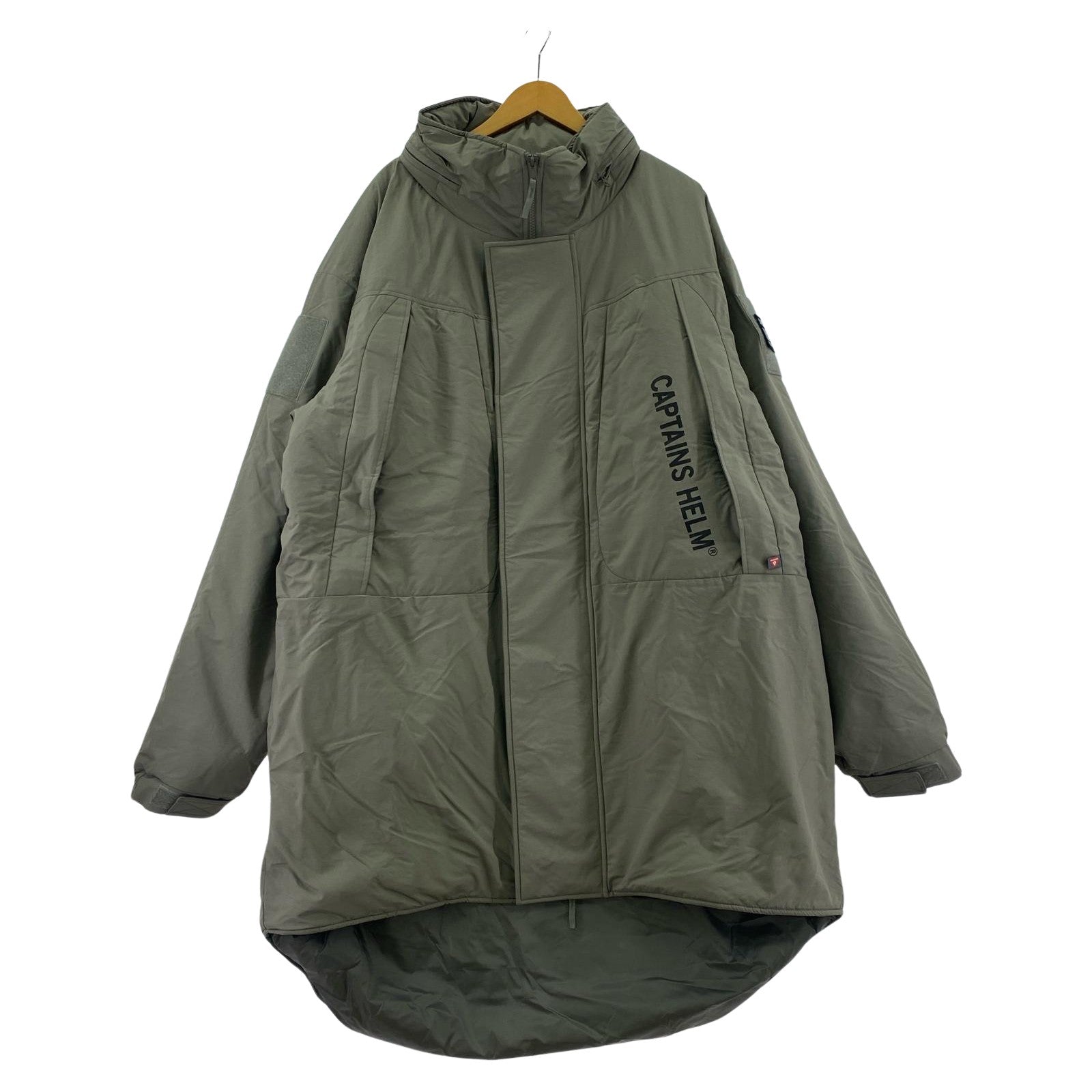 ジャケット Captains Helm Level7 P.C.U PRIMALOFT MONSTER PARKA L-R セージ グレー