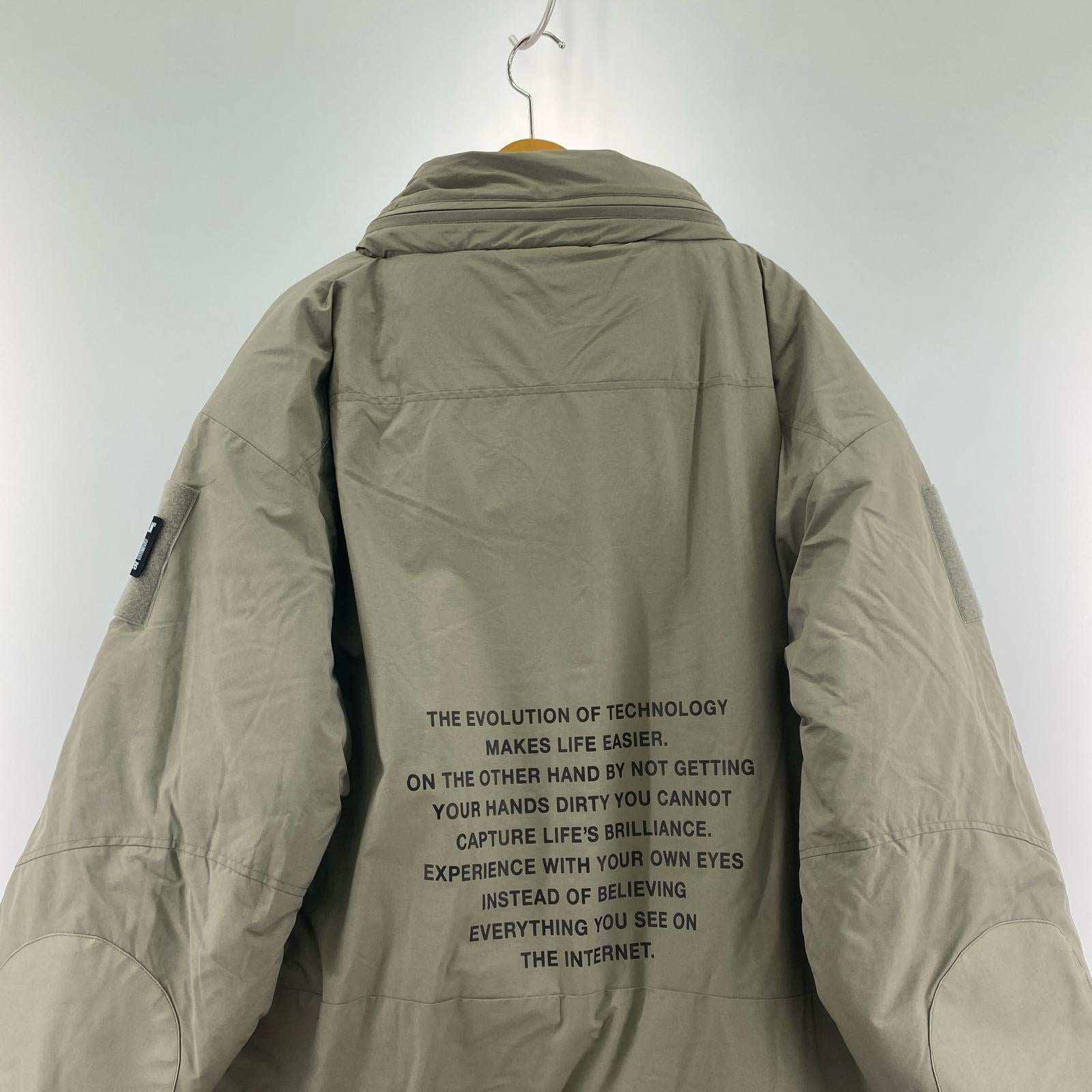 ジャケット Captains Helm Level7 P.C.U PRIMALOFT MONSTER PARKA L-R セージ グレー