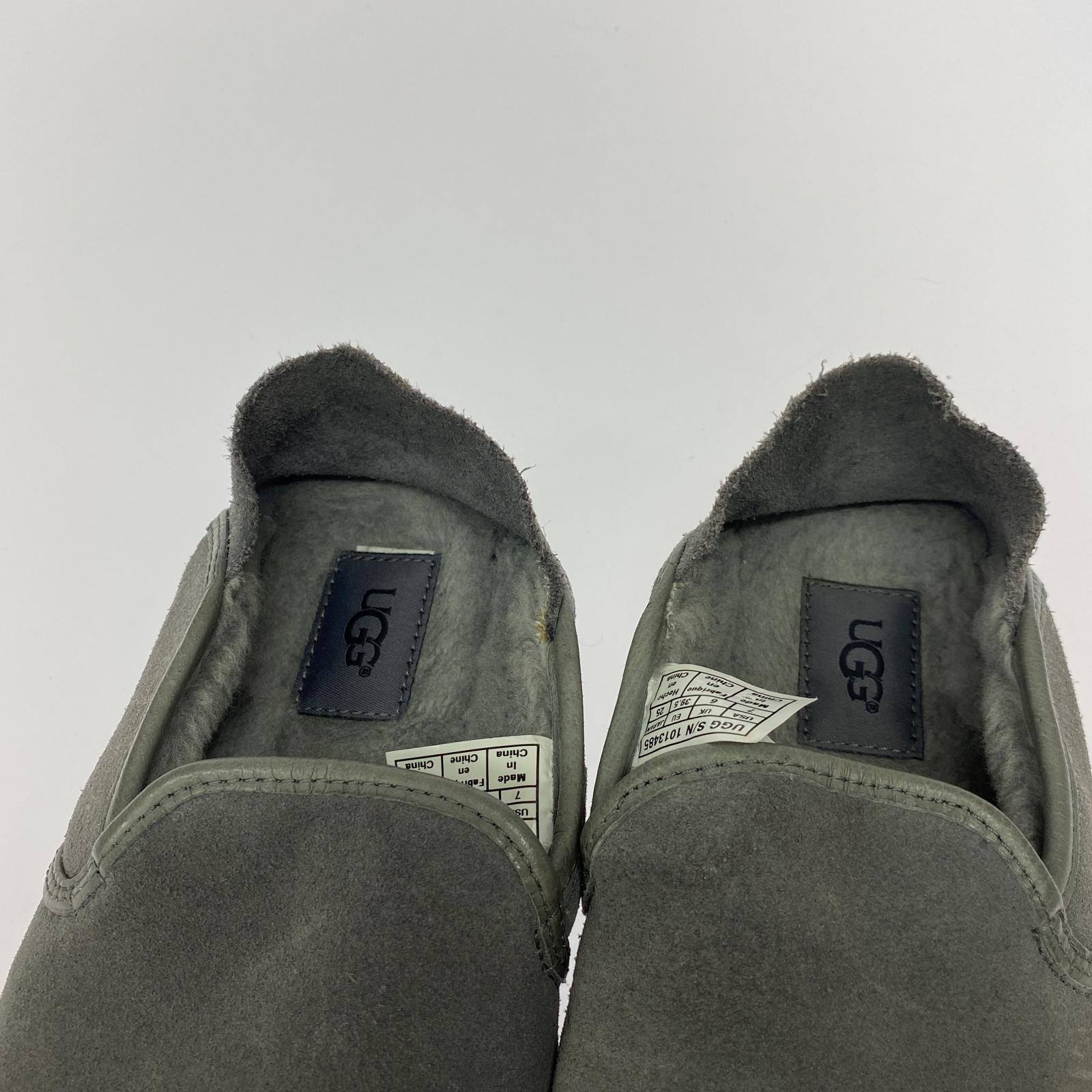 シューズ スリッポン 25.0㎝ GRY 25cm (US7 UK6 1/2 EU40) グレー