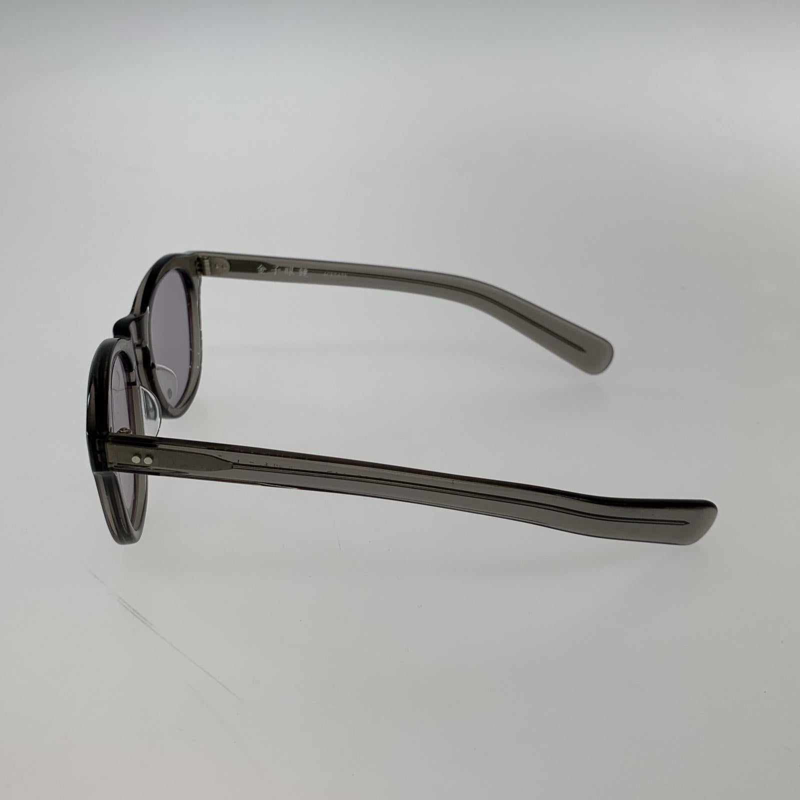 その他アクセサリー 金子眼鏡 クリアフレームサングラス ブラウン