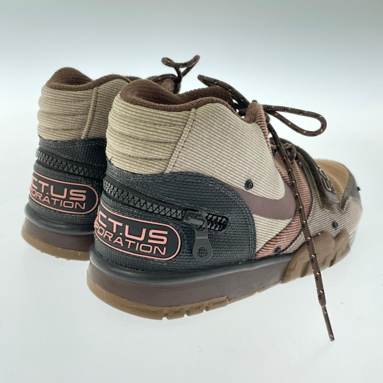 シューズ × Travis Scott Air Trainer 1 SP "Archaeo Brown and Rust Pink" 27.5cm (US9 1/2 UK9 EU45) ブラウン