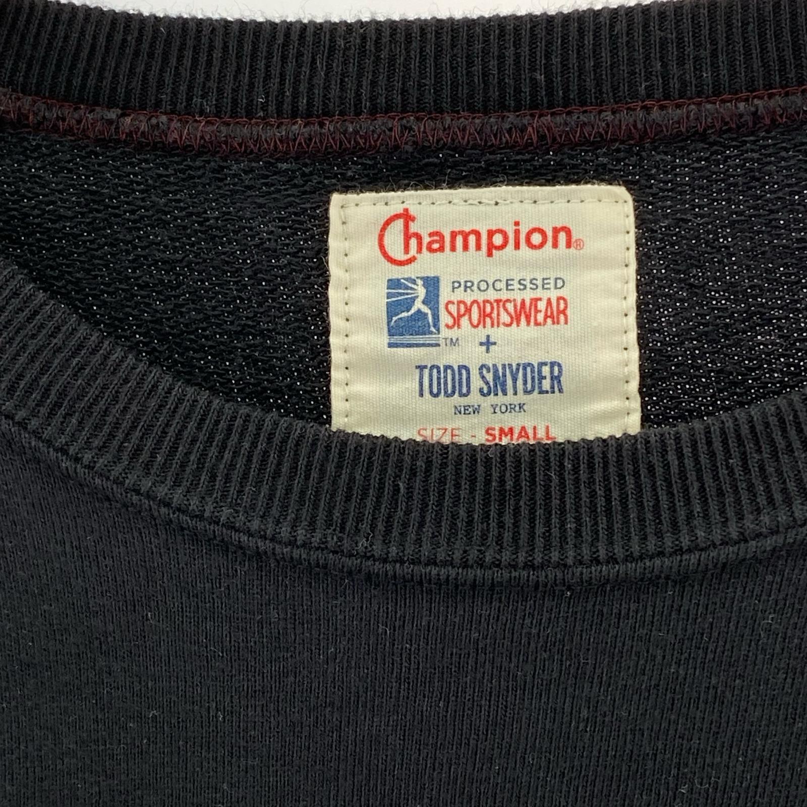 半袖Tシャツ × Todd Snyder コットン スウェット 黒(S) S ブラック