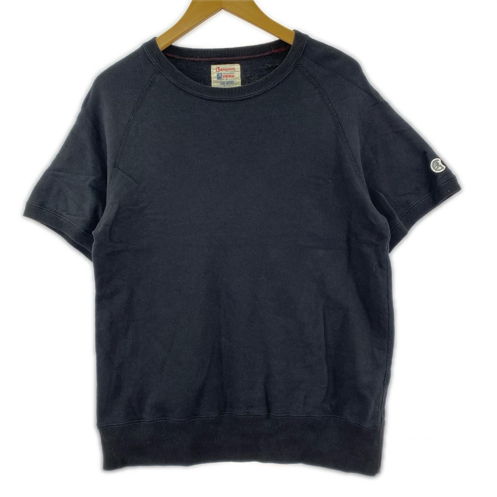 半袖Tシャツ × Todd Snyder コットン スウェット 黒(S) S ブラック