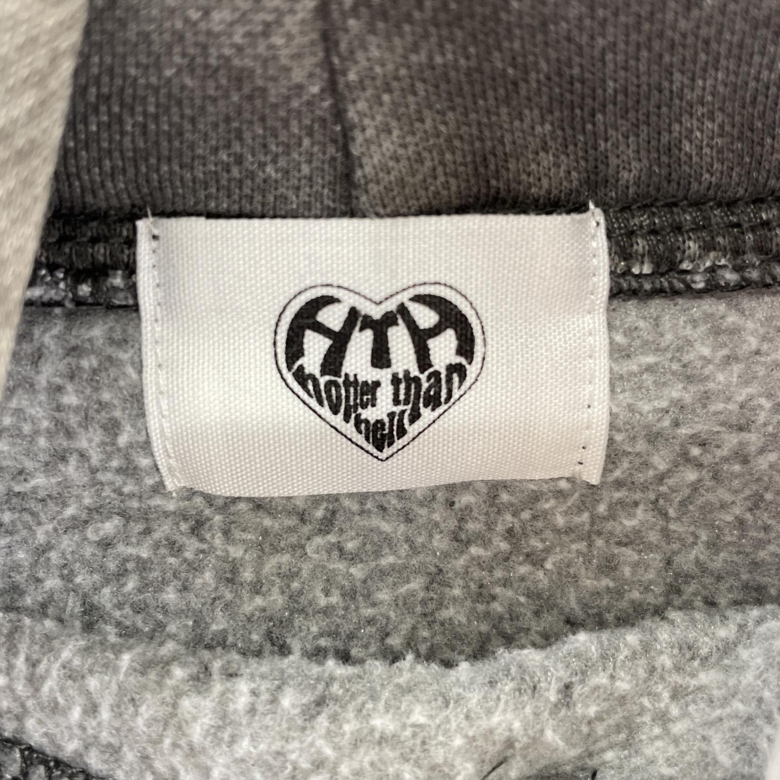 パーカー HTH vintage like Heart Logo Hoodie フリー