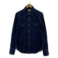 長袖シャツ freewheelers デニムシャツ ネイビー