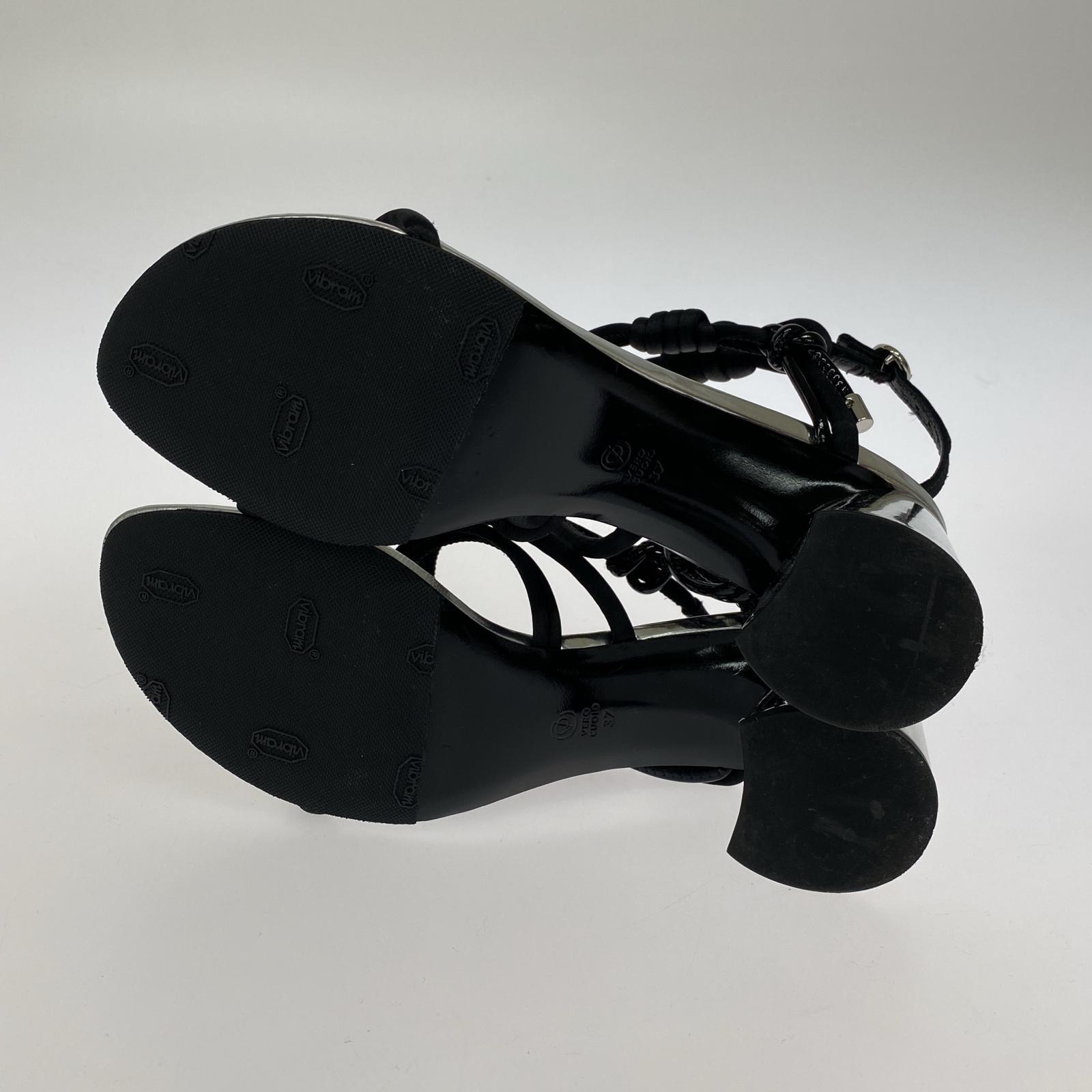 その他靴 サンダル ブラック/シルバー Size37 37