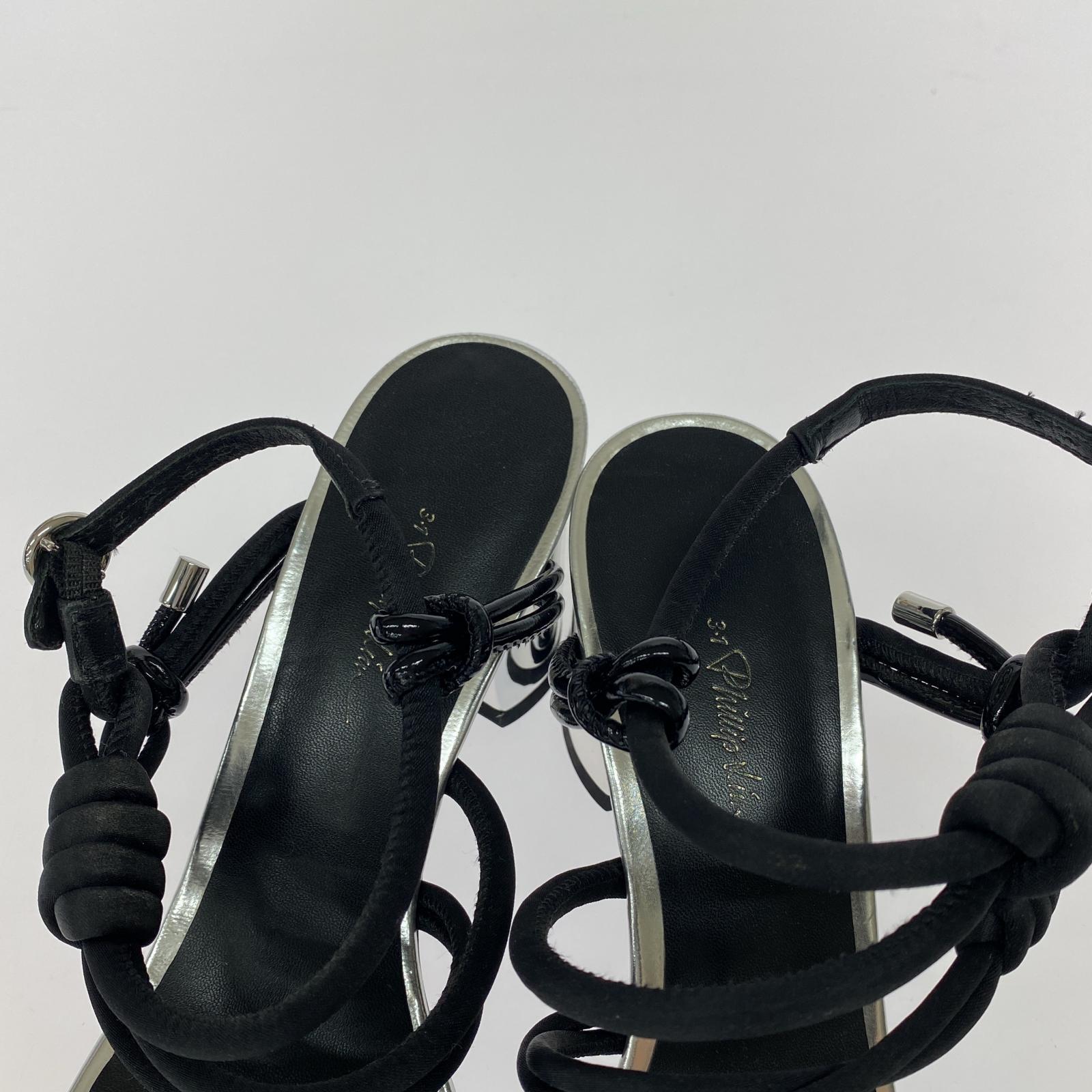 その他靴 サンダル ブラック/シルバー Size37 37
