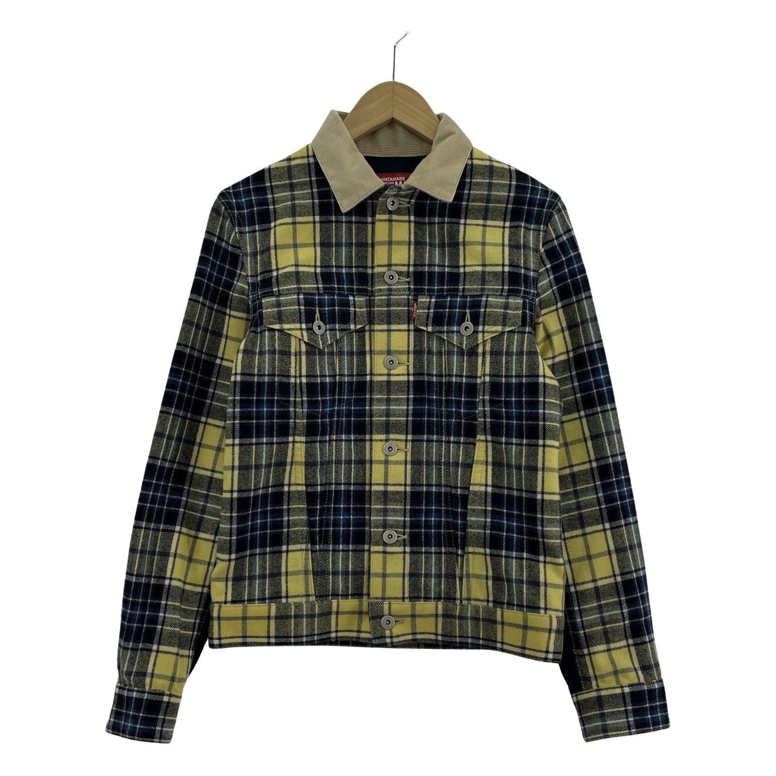 ジャケット ×Levi's チェック ウールジャケット 黄 (XS)