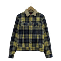 ジャケット ×Levi's チェック ウールジャケット 黄 (XS)