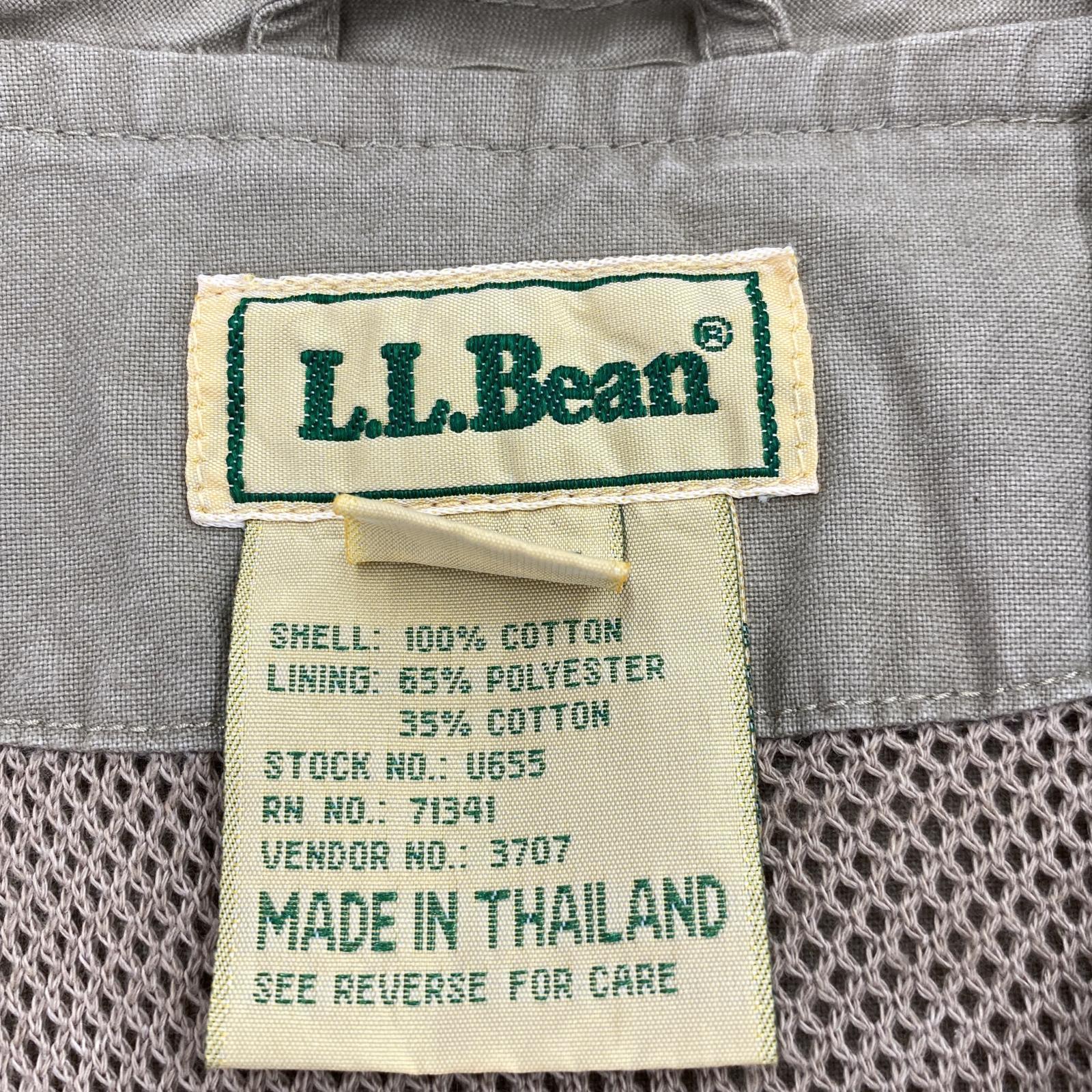 長袖シャツ 90s サファリベスト カーキ L L ベージュ
