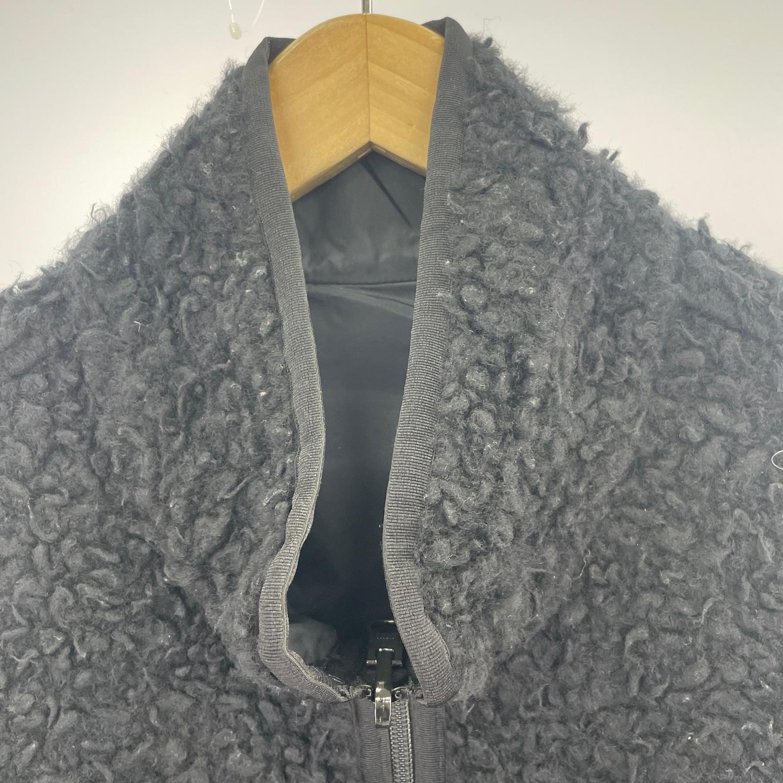 ブルゾン 20AW ワイルドボアリバーシブルブルゾン ブラック ブラック