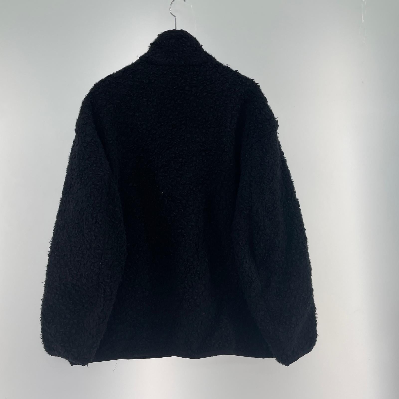 ブルゾン 20AW ワイルドボアリバーシブルブルゾン ブラック ブラック