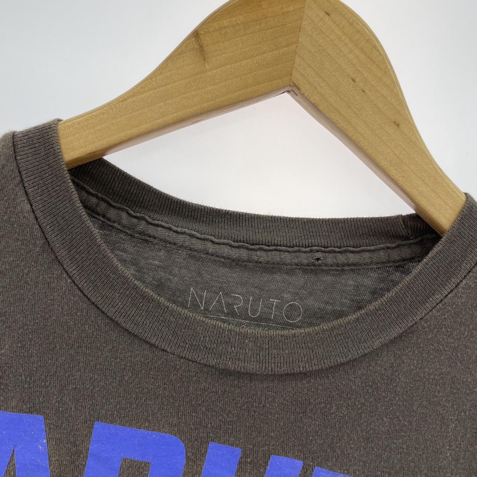 半袖Tシャツ 00s NARUTO うずまきナルト 螺旋丸 M M グレー