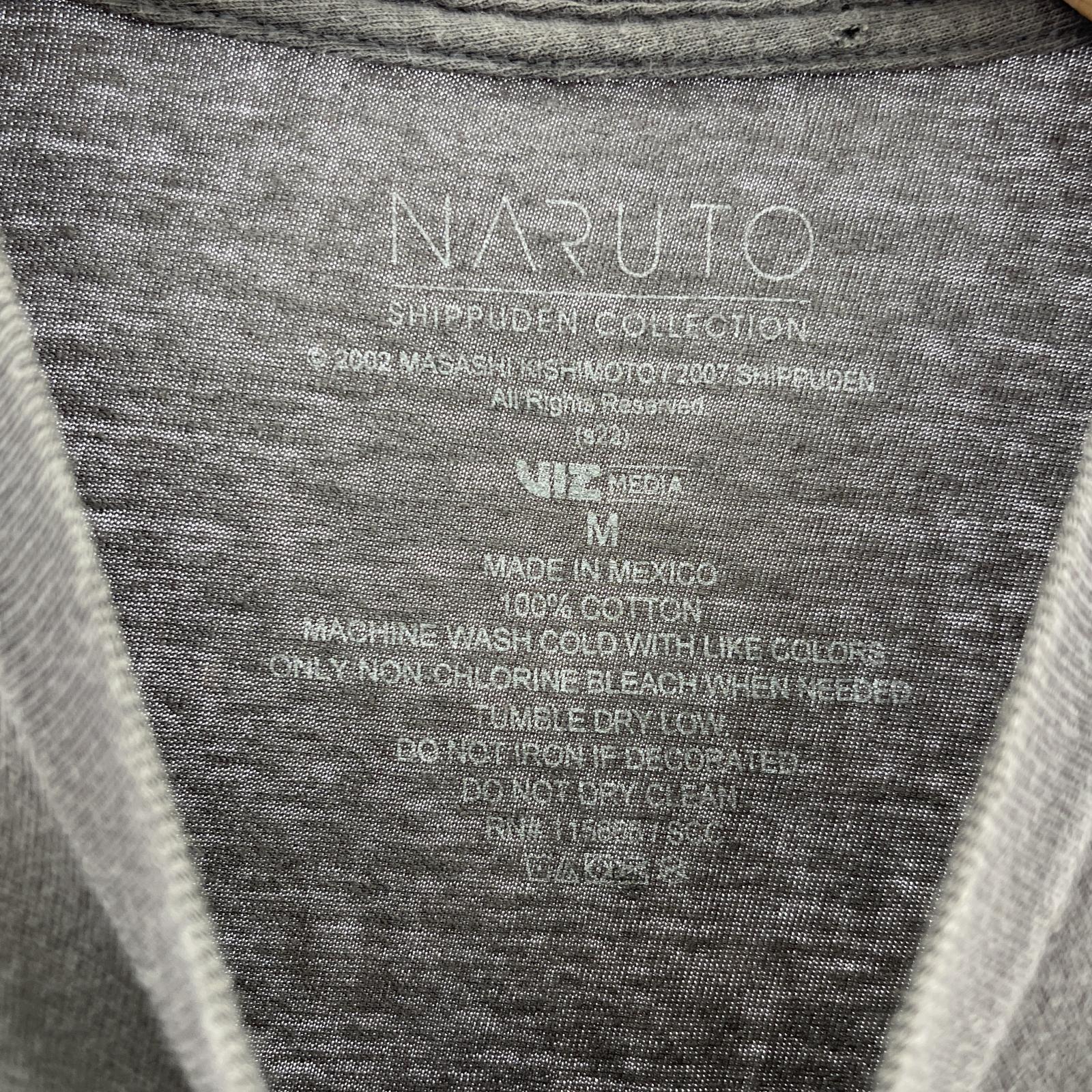 半袖Tシャツ 00s NARUTO うずまきナルト 螺旋丸 M M グレー